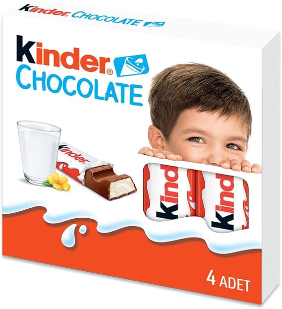 Kinder Çikolata 4'lü 50 Gr