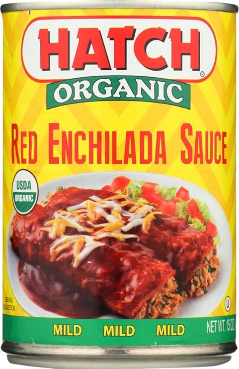 Hatch Mild Red Enchilada Sauce 15oz Cans (Pack of 6) by Hatch