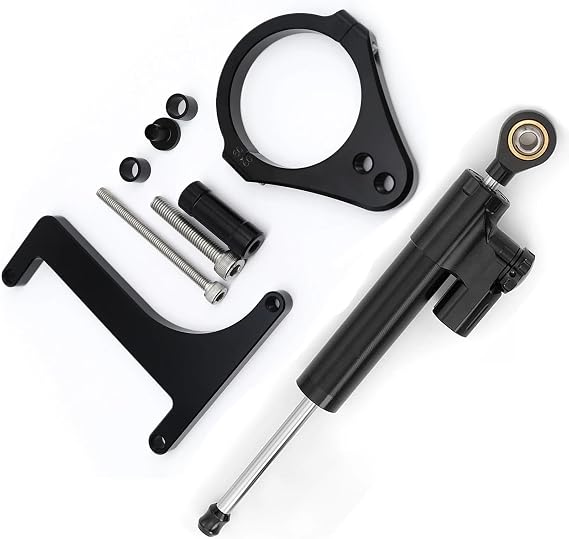 Shock Absorber For Inokim OX Sub13 Electric Scooter CNC Aluminum Stabilizer Steering Damper Shock Absorber Mounting Kit Bracket Set Accessories(Damper n Bracket C3)