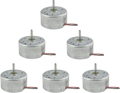 CHANCS Micro DC Motor Hobby Motor 300 3V-6V DC 2500RPM 4700RPM for Electrical Tools DIY 6PCS