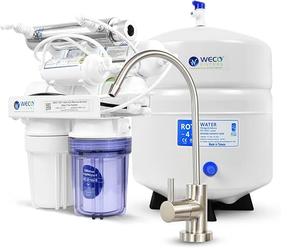 WECO Tiny Compact Undersink Reverse Osmosis Water Filtration Systems (TINY-150UV)