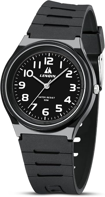 LN LENQIN Kids Watch Boys Analogue Quartz Easy to Read Children's Watch