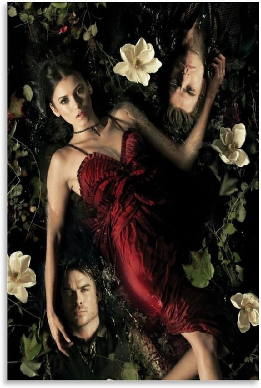 Vampire Diaries Art Poster Poster Decor Painting Canvas Wall Art Living Room Bedroom Painting Wall Art Photography Print Home Bedroom Decor 08x12inch 20x30cm Unframe-style