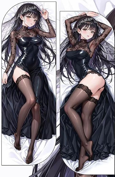 Anime Body Pillowcase Cute Cartoon Uncensored Pillow Custom Japanese Girl Hugging Body Pillows Case 59 in X 19.6 in Cover