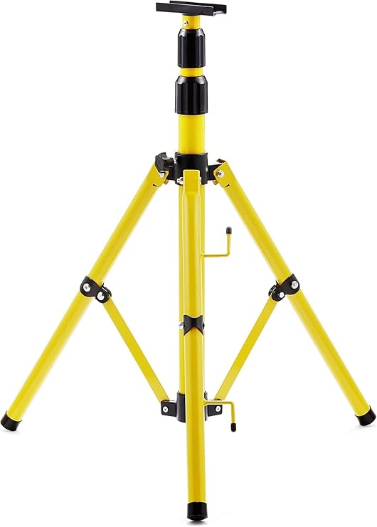 Prolight 311006 Two-Stage Tripod Stand for Lights, Yellow