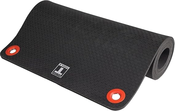 Body-Solid (BSTFM20) Hanging Exercise Mat - Thick Workout Mat for Home Gym, Ideal for Yoga, Exercise & Fitness, Extra Thick Foam for Comfort, Perfect for Home Workouts (71"x23") Black