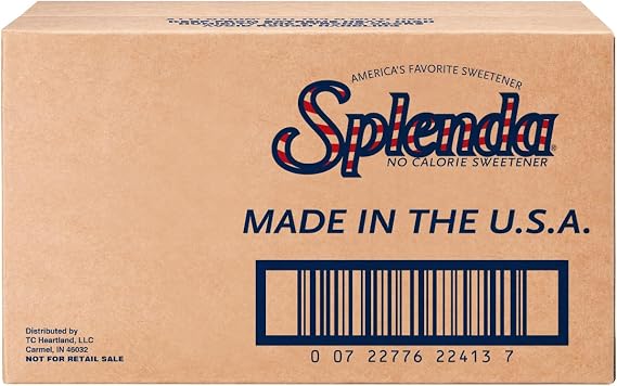 SPLENDA Zero Calorie Sweetener, 2000 Count Packets