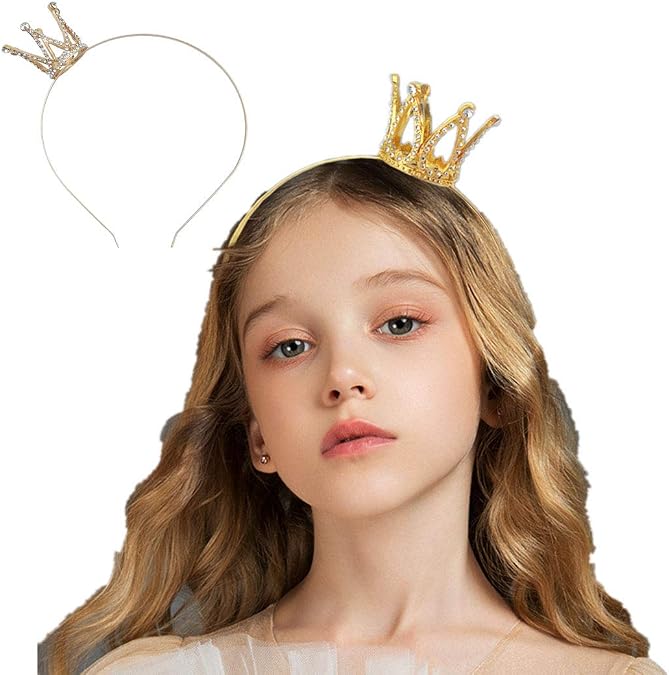 Shiny Birthday Crown Tiara Princess Decoration Headband Crowns
