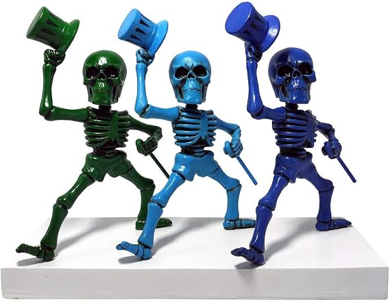 Grateful Dead Dancing Skeletons Bobblehead Set 2