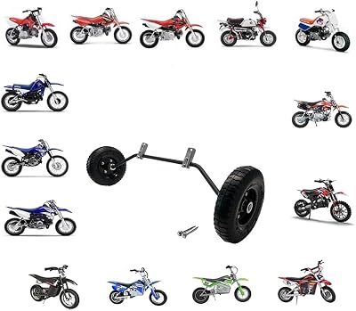Dirt Bike Training Wheels - Made in the USA - Fits razor MX500 MX125 MX400 yamaha PW50 TTR50 honda CRF50 XR50 Z50 ktm 50cc Compatiable with all kinds of 50cc Dirt Bikes, Fast assembly and easy install