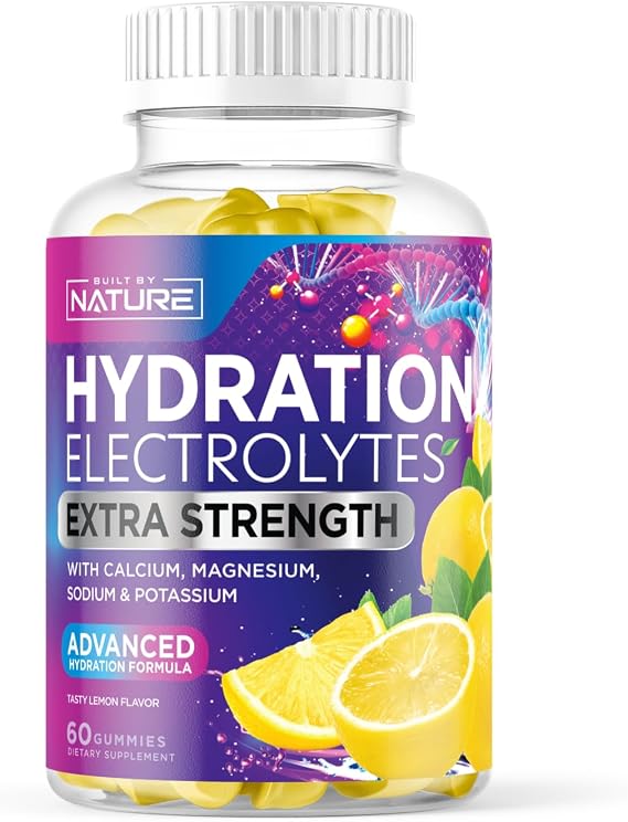 Built by Nature Hydration Electrolyte Gummies, 60 Gummy