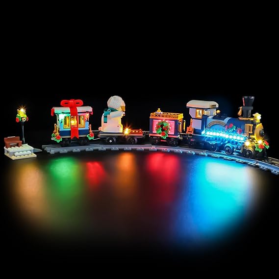 LIGHTAILING Light for Lego-10361 Holiday Express Train - Easy Install, Hidden Wiring, Home Decor & Gift-Ready (Model Not Included)