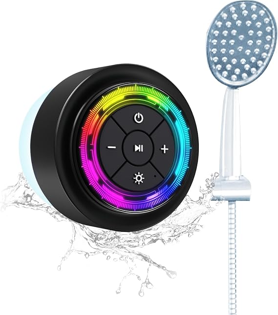 XLEADER Pro Shower Speaker (Upgraded) Certified IPX7 Waterproof Bluetooth