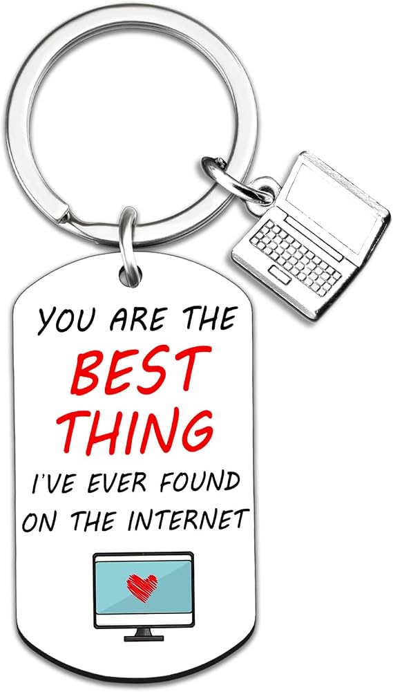 Long Distance Relationship Gifts Funny Keychain For Boyfriend Girlfriend Romantic Anniversary Keychain Gifts For Him Her Couple Christmas Birthday Christmas Gift I Miss You Gifts for Him