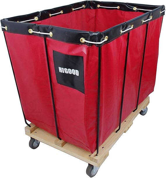 Basket Trucks,Service Carts Red 8 Bushel Knock Down Truck,Carts, 10.0 cu. ft, 400 lb, 34" L X 22" W X 30.5" H Capacity