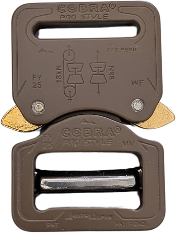Heavy Duty Tactical COBRA ProStyle 1" Quick Release Adjustable Snap Buckle