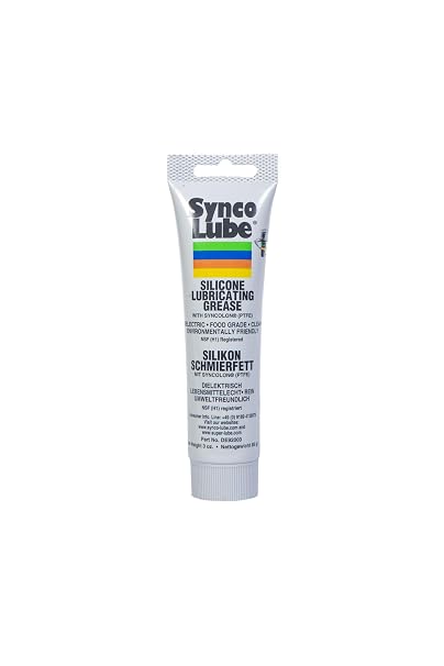 Super Synco Lube 92003 Silicone Grease with Syncolon (PTFE) 85 g Tube