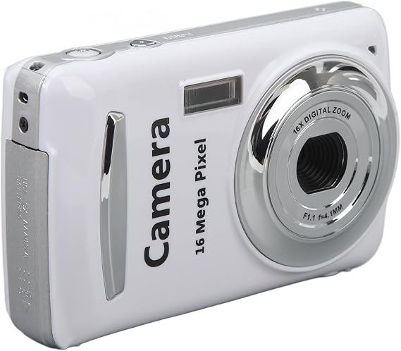 Digital Camera 1080P Kids Camera 16MP Auto Focus Digital Point and Shoot Camera with 16x Zoom Anti-shake 2.4 Screen for Kids Students Kids