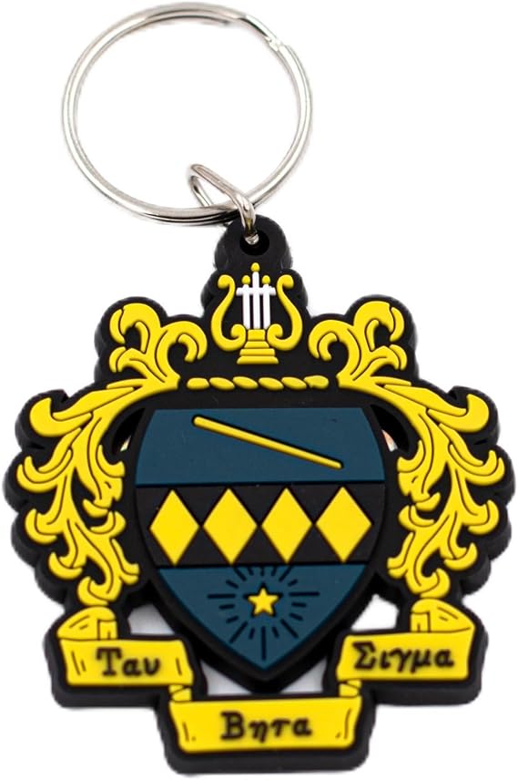 Tau Beta Sigma Crest PVC Key chain
