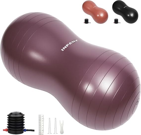 INPANY Peanut Exercise Ball for Labor, Physical Therapy & Fitness