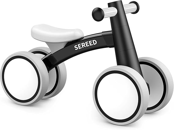 SEREED Baby Balance Bike for 1 Year Old Boy Girl, First Birthday Gift Toy