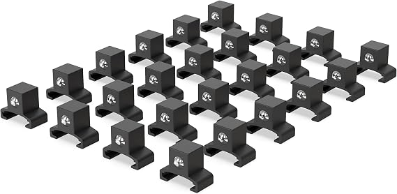 Olsa Tools Black Spring-Loaded Socket Clips 1/2-Inch, 24-Pack, Part 1137