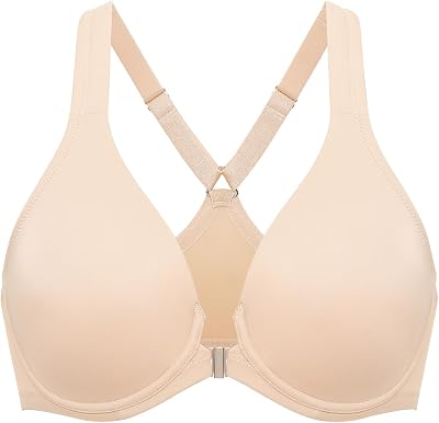 Plunge Racerback Front Closure Bra