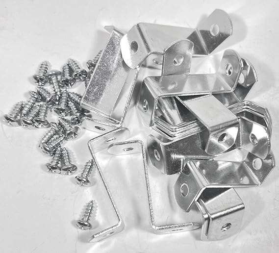 1.25" Offset Clips Extra Heavy Duty with Screws 100 Pack