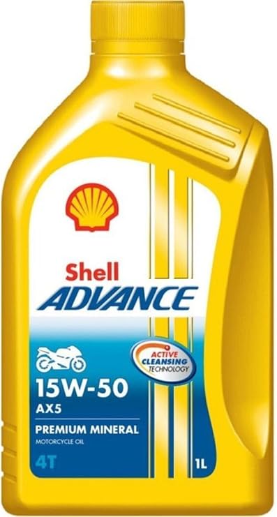Shell Yağ 15/50 Advance 4t Ax5 1 Lt Motosiklet Yağı