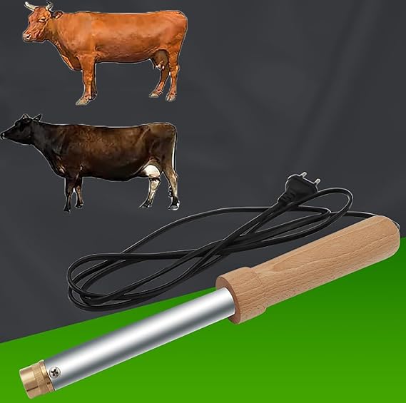 Cattle Sheep Remove Horn Device, Electric Dehorner, Copper Head Heating, Calf Dehorner, Animal Husbandry Tools, Livestock Device, for Cattle, Calves and Sheep
