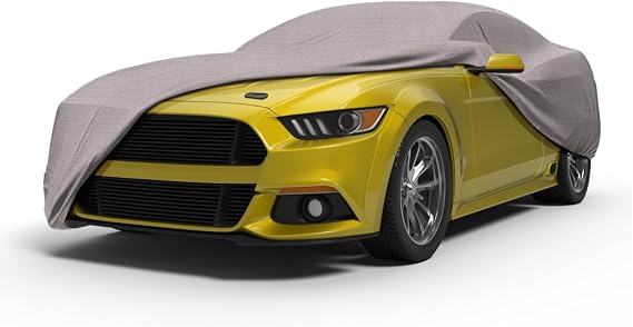 Seal Skin Covers Waterproof Car Cover for Sedan, Multi-Layer PEVA with UV, Snow & Rain Protection, Windproof Straps with Lock System, Universal Fit (199"-210" L)