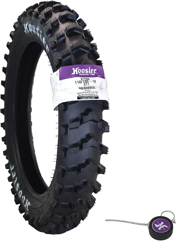 Hoosier ST1 110/100-18 Rear Motorcycle Tire 125 250 450cc Dirt Bike