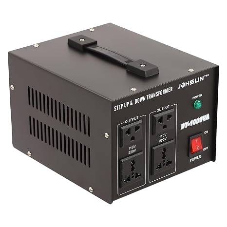 Voltage Converter 1000VA 110V-220V 800W 4 Sockets Portable (DT-1000VA)