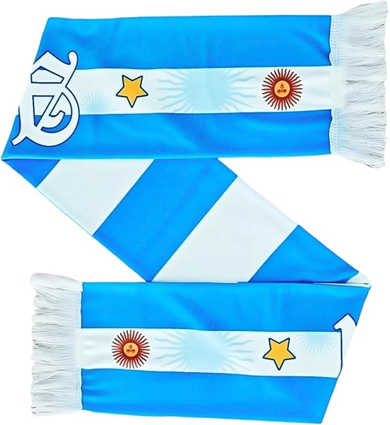 Soccer Fans Scarves National Football Supporter Scarf Double Side Knit Scarf Sports Fan Cheering Gift