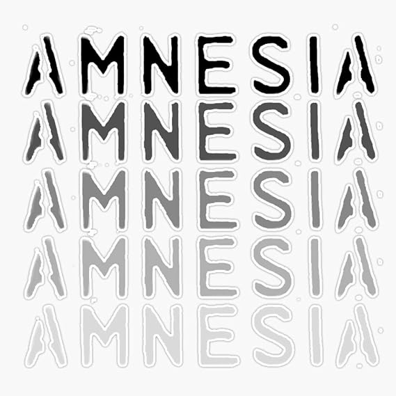 Magnet ? Amnesia ? Viny Magnetic Bumper Sticker 5"