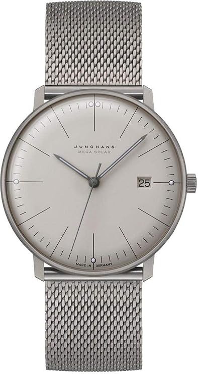 JUNGHANS Max Bill Mega Solar Watch | Titanium 059/2022.48, Titanium, titanium, Bracelet Type