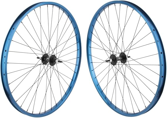 WheelMaster Wheel Master 29in Alloy BMX 29in Set Black Ops Rim, Blue