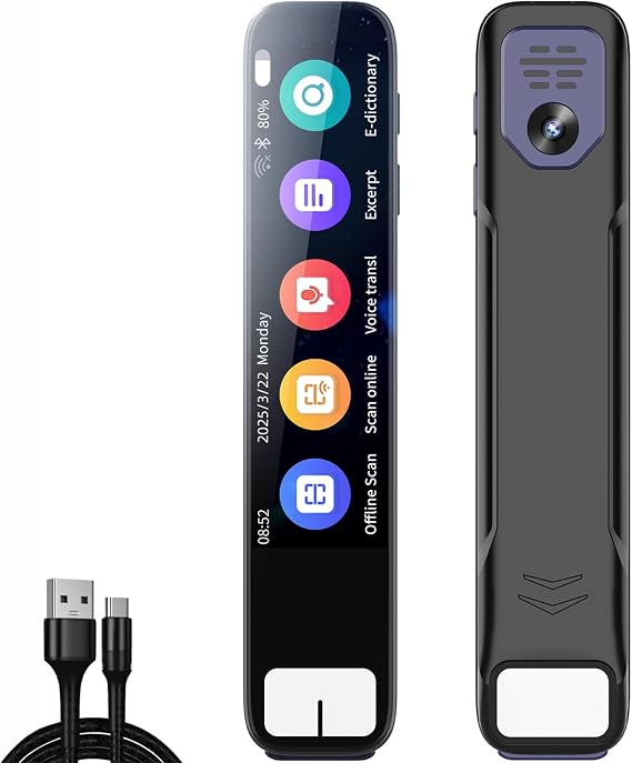 Pen Gpt, Ai Pen Instant Ai Answers chatgpt Pen Hd Touchsn Offline Translation, Voice Recording, Ai Pen for Test (1PC)