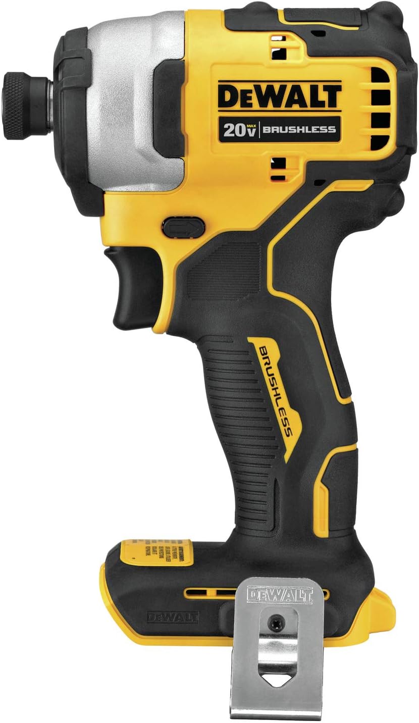DEWALT DCF809B Atomic 20V Max Brushless Cordless Compact 14 in. Impact Driver Tool Only