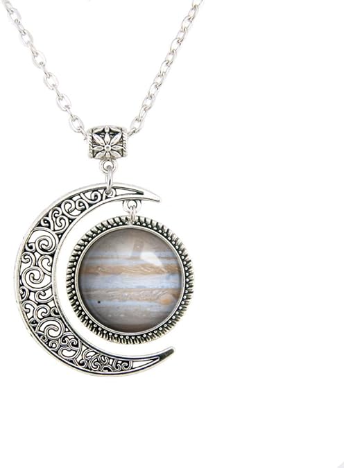Beautiful Season DIY Galaxy Jewelry Mercury Venus Earth Mars Jupiter Saturn Neptune URAUNS Pluto Planet Pendant Necklace Gifts