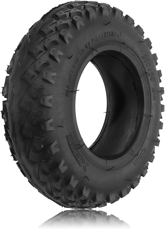 YBang 8 Inch 20050 (8"x 2") Off-Road Tire and Inner Tube for Razor E200 E150 Pro RDS Dune Buggy Electric Scooter Pneumatic Tire Replacement Tire
