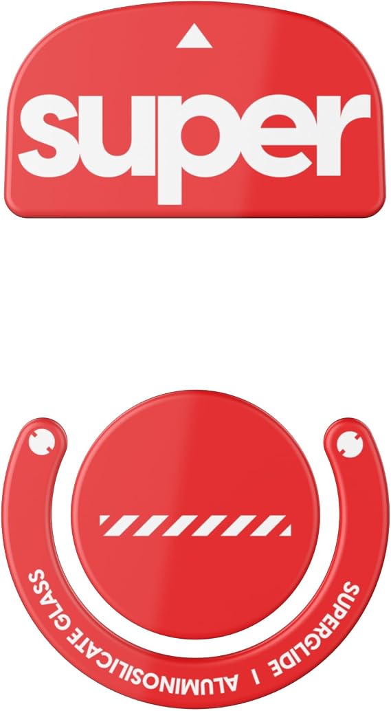 Pulsar Gaming Gears Superglide Type-C Skates for GPro X Superlight 1, Red