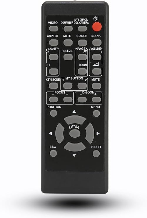 Replacement Remote Control for Hitachi Projectors CP-X206 CP-X250 CP-X253 CP-X255 CP-EX250 CP-EX250N CP-WX3014WN CP-X2530WN CP-BX301WN CP-CW251WN CP-X2011N CP-X2510 CP-X2515WN CP-AW2519N CP-X2541WN