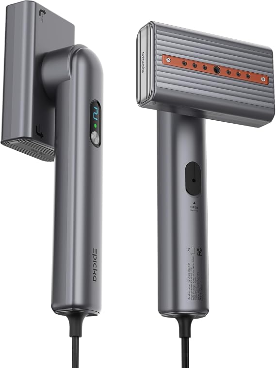 Epicka Dual Voltage Global Travel Steamer (100-240V), Grey