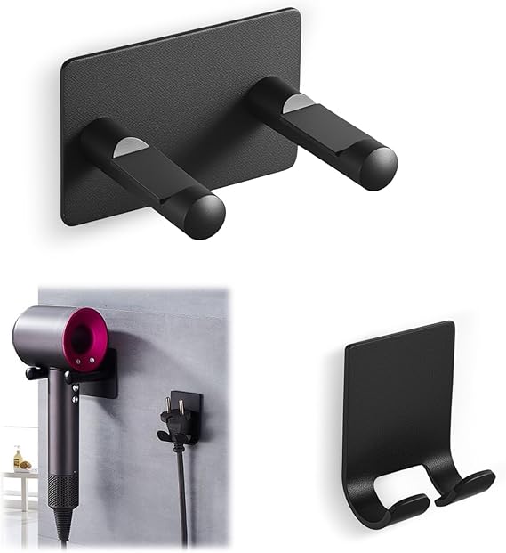 Hair dryer holder Bracket Holder for Dyson Supersonic Hair Dryer Installed in Bedroom, Washroom and Bathroom