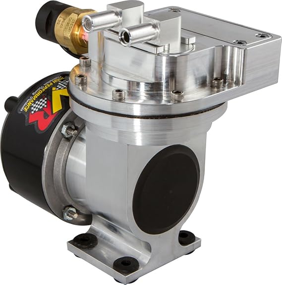 CVR Performance CVR Vacuum Pump, Electric, Regulated, 12V, Aluminum, Natural, Each