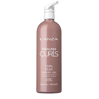 LANZA Healing Curls Leave-In Styling Range, Curl-Defining Cream, Treatment & Memory Flex Gel for Curly Hair, Hydrates, Anti-Frizz, Soft Hold, Color Safe Anti-Humidity Strengthening Care, Sulfate Free