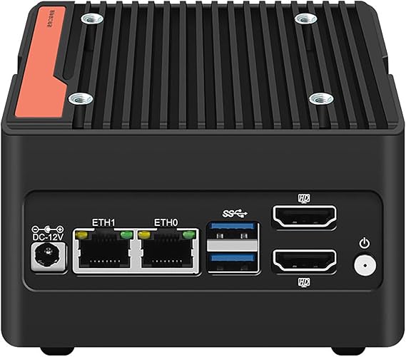 4x NVMe Mini NAS Server, 4x NAS i3-N305 Pocket PC with Dual i226-V 2.5GbE LAN, Dual HDMI 2.0, USB3.2 Gen2, Supports BT5.4/WiFi6/WiFi7 (i3-N305, No RAM without SSD)