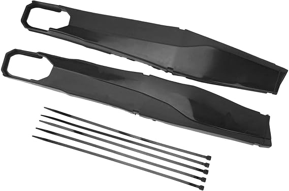 1 Pair Swingarm Guard Left Right Rear Swing Arm Cover Protector Fit for EXC 125 200 250 300 350 400 450 500 (Black)