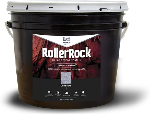 Daich RollerRock 3 gal Self-Priming Concrete Coating Deep Slate Interior Exterior